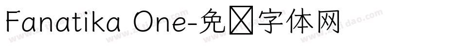 Fanatika One字体转换